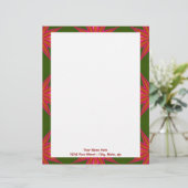 Feiertags-Sternchen-Vereinbarung Briefbogen (Stehend Vorderseite)