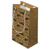 Feiertags-Süßigkeiten- Coco (Farbe) Kleine Geschen Geschenktüte (Rückseite Schrägansicht)