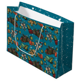 Feiertags-Süßigkeiten - Eis (Farbe) Große Geschenktüte