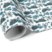 Feiertags-Süßigkeiten - Eis (fest) Geschenkpapier (Rolleneckpunkt)