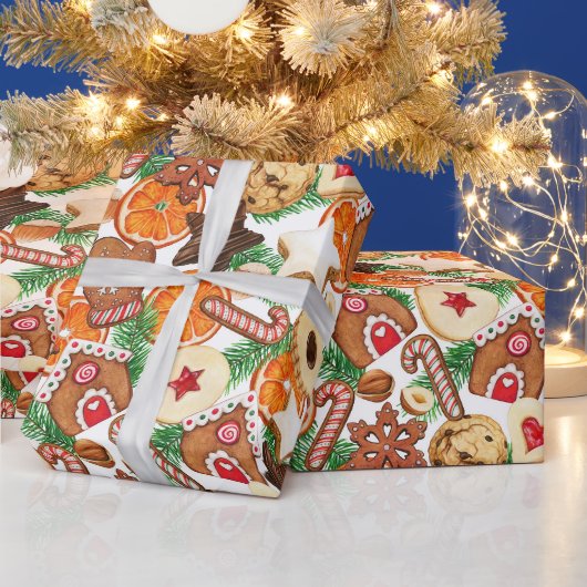 Feiertags-Süßigkeiten Geschenkpapier (Feiertage)