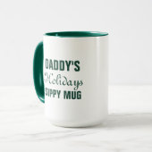 Feiertags-Tasse - kundengerechter Text Tasse (Vorderseite Links)