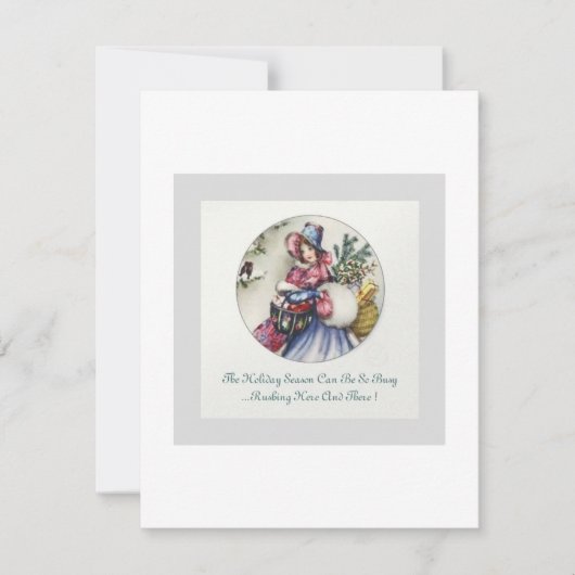 Feiertags-Tee-Einladung… Einladung (Vorderseite)