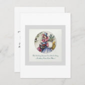 Feiertags-Tee-Einladung… Einladung (Vorne/Hinten)