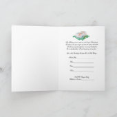 Feiertags-Tee-Party Einladung (Innenseite)