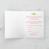 Feiertags-Tee-Party Einladung (Innenseite)