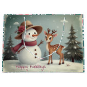 Feiertags-Themenpapier Große Geschenktüte (Vorderseite)