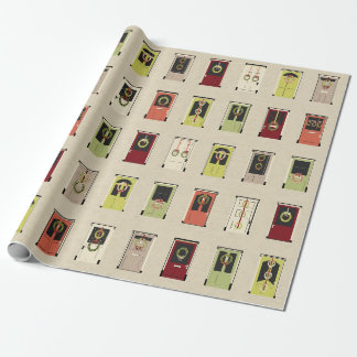 Feiertags-Türverpackungspapier Geschenkpapier