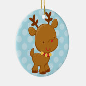 Feiertags-Verzierung des Ren-| Keramikornament (Rechts)