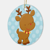 Feiertags-Verzierung des Ren-| Keramikornament (Links)