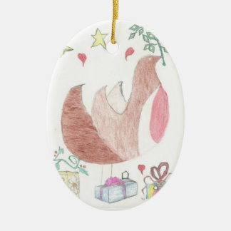 Feiertags-Verzierung Keramikornament
