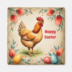 Feiertags Vintage Ostern Trendige Kollektion Magnet