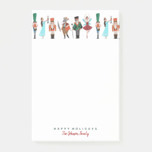 Feiertags-Weihnachts-Nussknacker-Notizen   Klebeze Post-it Klebezettel