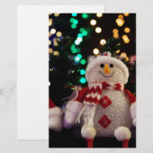 Feiertags-Weihnachtsbaum-Party-Schicksals-Feier Briefpapier (Vorne/Hinten)