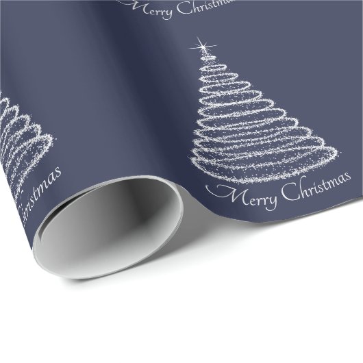 Feiertags-WeihnachtsPackpapier-silberner Geschenkpapier (Rolleneckpunkt)