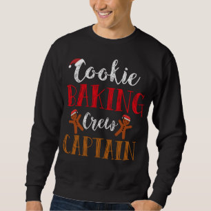 Feiertags-Weihnachtsplätzchen-Backen-Crew-Kapitä Sweatshirt