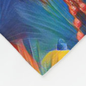 Feiertags-Wölfe Fleecedecke (Ecke)