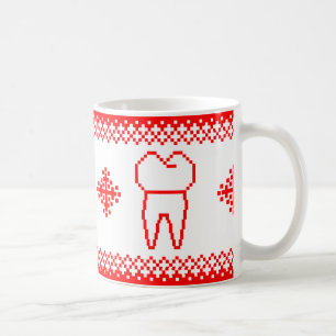 Feiertags-Zahn-Tasse Kaffeetasse
