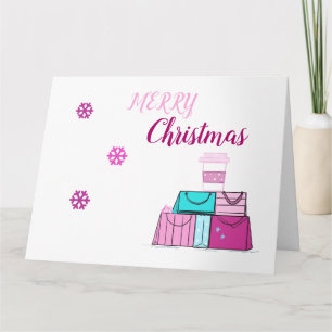 Feiertagsangebote Frohe Weihnachten Karte