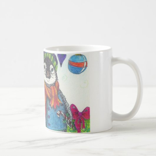 Feiertagsbaby-Pinguin Kaffeetasse (Rechts)