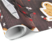 Feiertagsbacken Geschenkpapier (Rolleneckpunkt)