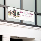 Feiertagsbanner Nussknacker im Freien Banner (Äußeres Gebäude)