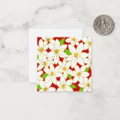 Feiertagsblumen Mitteilungskarte (Vorderseite/Rückseite Beispiel)