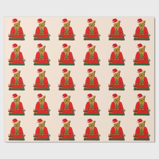Feiertagsbuddha-Packpapier Geschenkpapier (Flach)