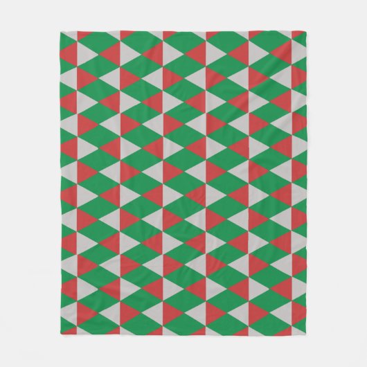 Feiertagsdiamanten Fleecedecke (Vorderseite)