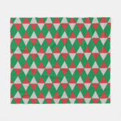 Feiertagsdiamanten Fleecedecke (Vorderseite (Horizontal))