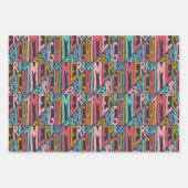 Feiertagsfeststellungen in der Marine Geschenkpapier Set (Vorderseite 3)