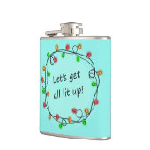 Feiertagsflasche individueller Name "alles Lit Flachmann (Links)