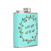 Feiertagsflasche individueller Name "alles Lit Flachmann (Rechts)
