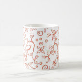 Feiertagsgarten-Design Kaffeetasse (Mittel)