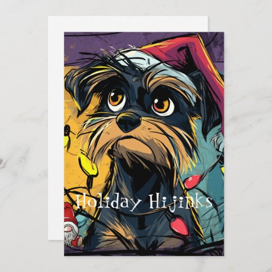 Feiertagsgaudi Feiertagskarte (Vorne/Hinten)