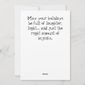 Feiertagsgaudi Feiertagskarte (Rückseite)