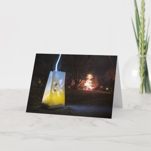 Feiertagsgeist Karte (Vorderseite)