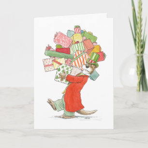 Feiertagsgeschenke Otter Karte