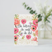 Feiertagsgrüße Feiertagspostkarte (Stehend Vorderseite)