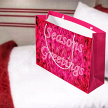 Feiertagsgrüße in Rosa