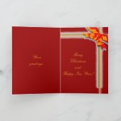 Feiertagsgrußkarte Feiertagskarte (Innenseite)