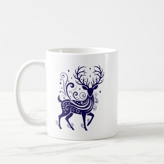 Feiertagshirsch Kaffeetasse (Links)