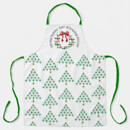 Feiertagsjubeln bei der Schürze der Kreuzfahrthöhe