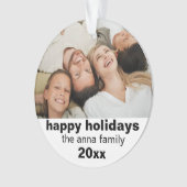 Feiertagsjubiläum Ornament (Vorderseite)