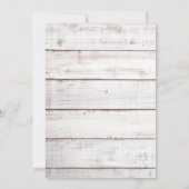 Feiertagskarm II. Winter/Weihnachten Brautparty Einladung (Rückseite)