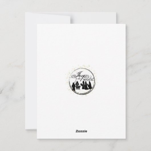 ❄ ❄ ❄ ❄ FEIERTAGSKARTE (Rückseite)