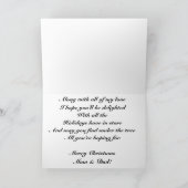 FEIERTAGSKARTE (Innenseite)