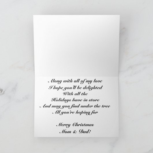 FEIERTAGSKARTE (Innenseite)