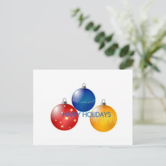 Feiertagskarte Feiertagspostkarte (Stehend Vorderseite)