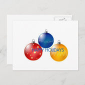 Feiertagskarte Feiertagspostkarte (Vorne/Hinten)